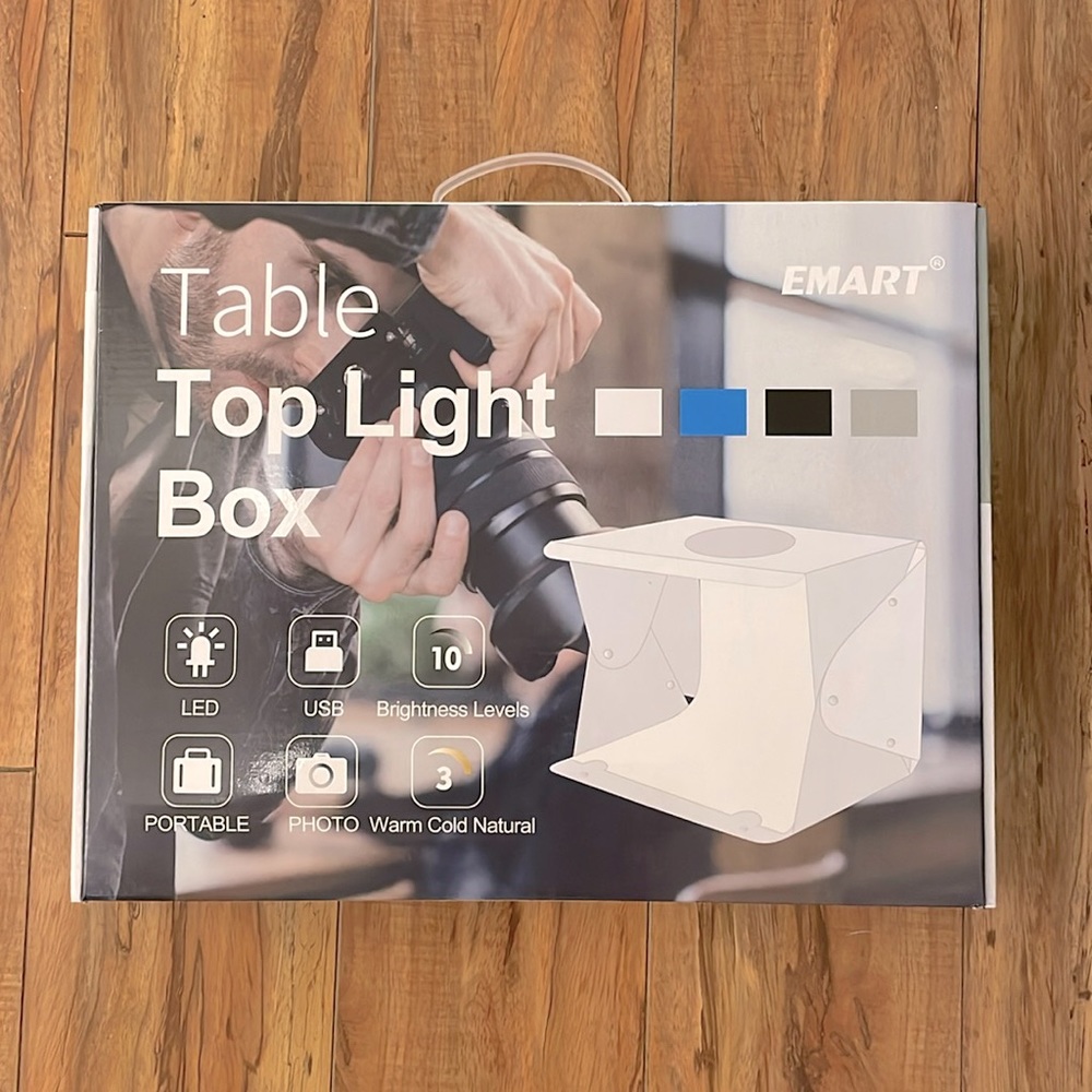 Table Top Light Box for Product Photography - New in Box